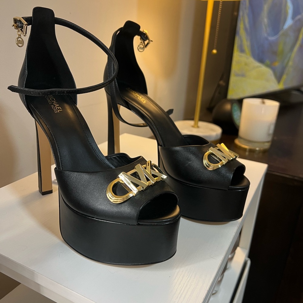 Michael Kors Black Platform Heels - Women’s Designer Pumps